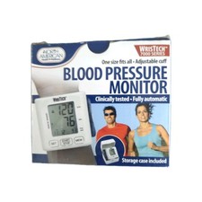WrisTech 7000 Series Blood Pressure Cuff Monitor Wrist Style Instructions  Box