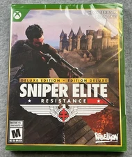 Sniper Elite Resistance Deluxe Edition XBOX Series X One Game USA Version SEALED