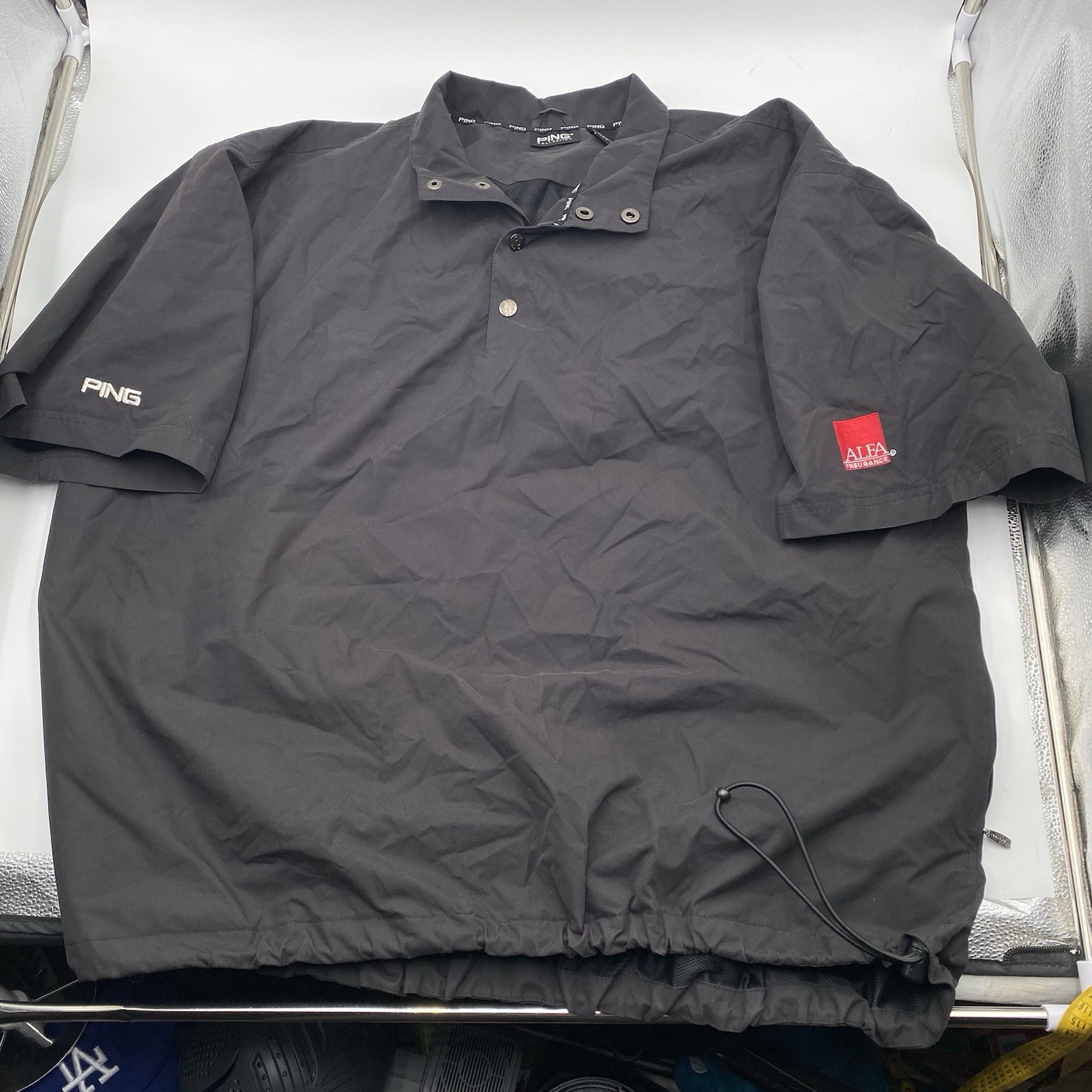 Ping Golf Performance Pullover 1/4 Button Short S… - image 1