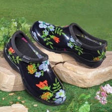 Bottes De Jardin Imprimé Champ De Fleurs Pour Femmes Étanches