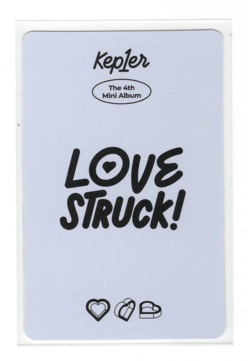Kep1er LOVE STRUCK! サイン入り Kep1er Youngeun Photocard | LOVESTRUCK! | eBay