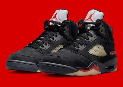 wmns air jordan 5 gore tex off noir