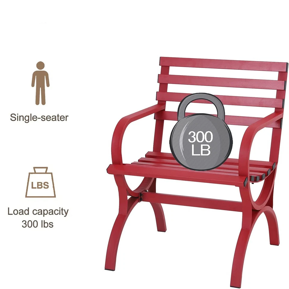 Conjunto de cadeiras de mesa de metal para área externa bistrô pátio 3 peças mesa lateral para jardim - Imagem 3 de 4