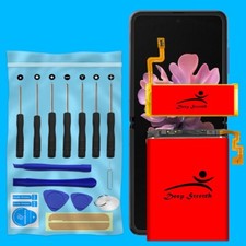 Large Power 2470mAh Main  1030mAh Battery Tool F Samsung Galaxy Z Flip SM-F700U