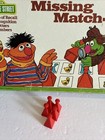 5 Vintage Sesame Street Missing Match Ups Board Game Replacement Red Game Pieces