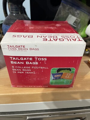 8 UNIVERSITY OF Illinois CORNHOLE BEAN BAGS TAILGATE TOSS GAME