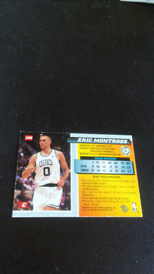 ERIC montross　NBA　プロバスケットボール　トレーディングカード 1994-95 Topps Embossed Eric Montross #109 Rookie RC