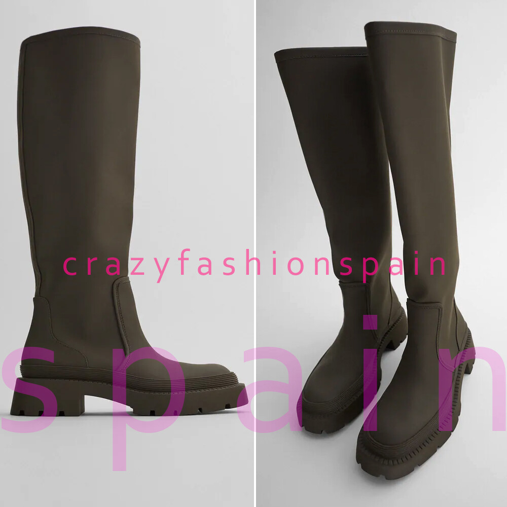heeled rain boots zara