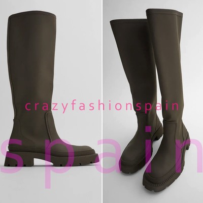 zara rubber boots