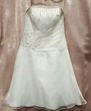 Atop White Evening Dress Size M (CF3)