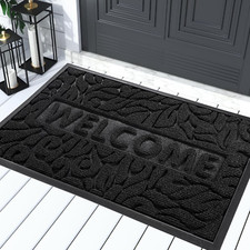 Welcome Mat Outdoor, 29.5X17 Waterproof Door Mat outside Entrance, All-Weather N