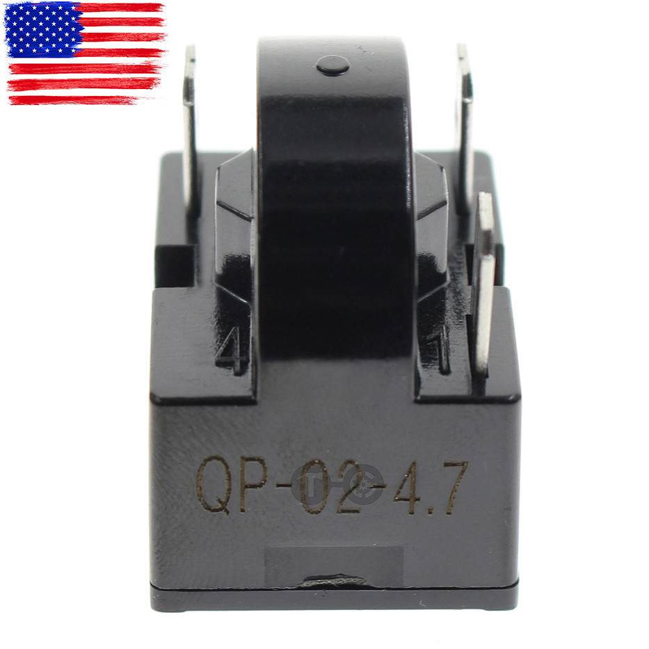 New QP2-4.7 Start Relay PTC For 4.7Ohm 3Pin Frgidaire Maytag