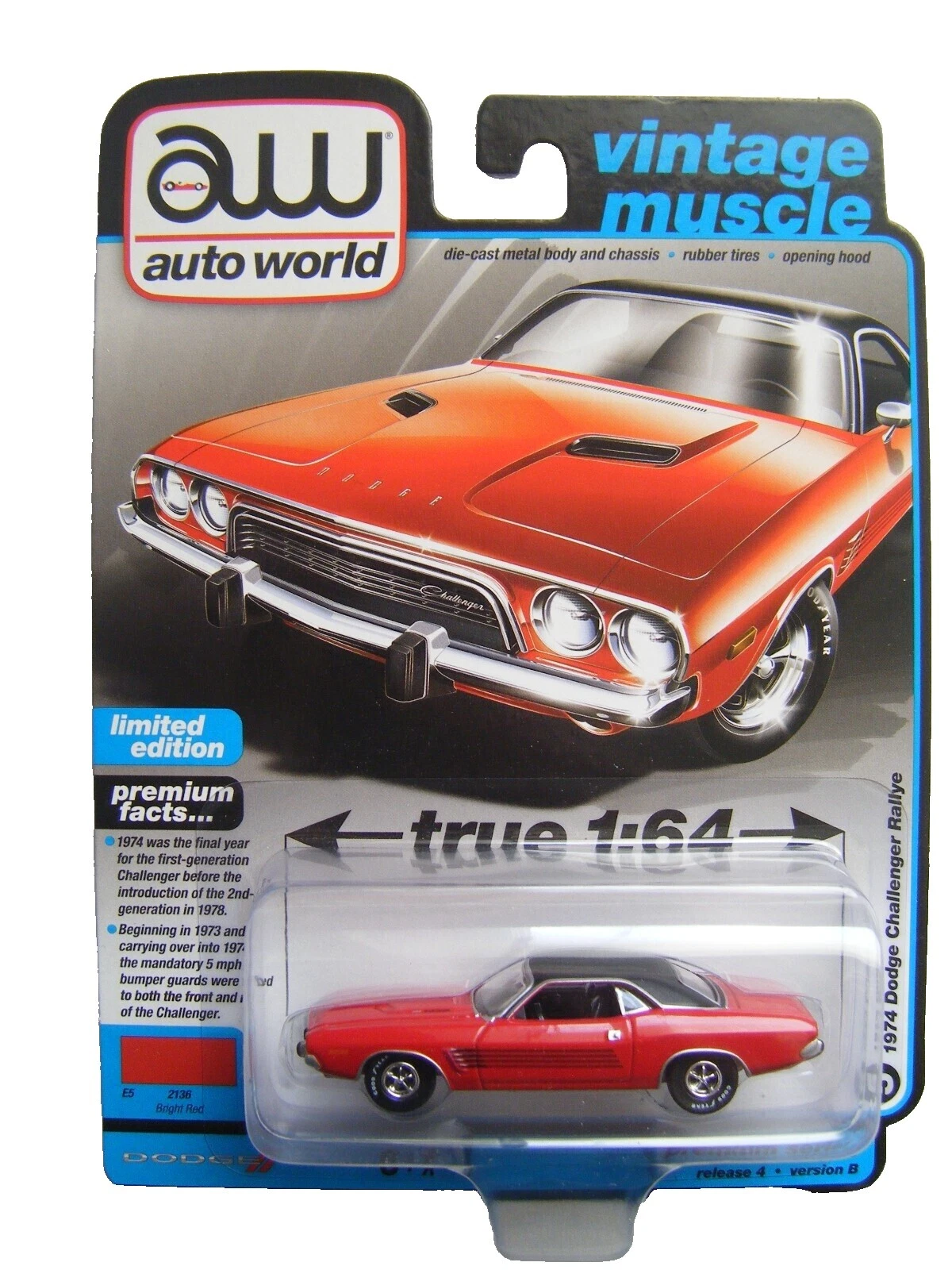 Dodge 1974 Vehicle Year Contemporary Manufacture Diecast Cars, Trucks & Vans