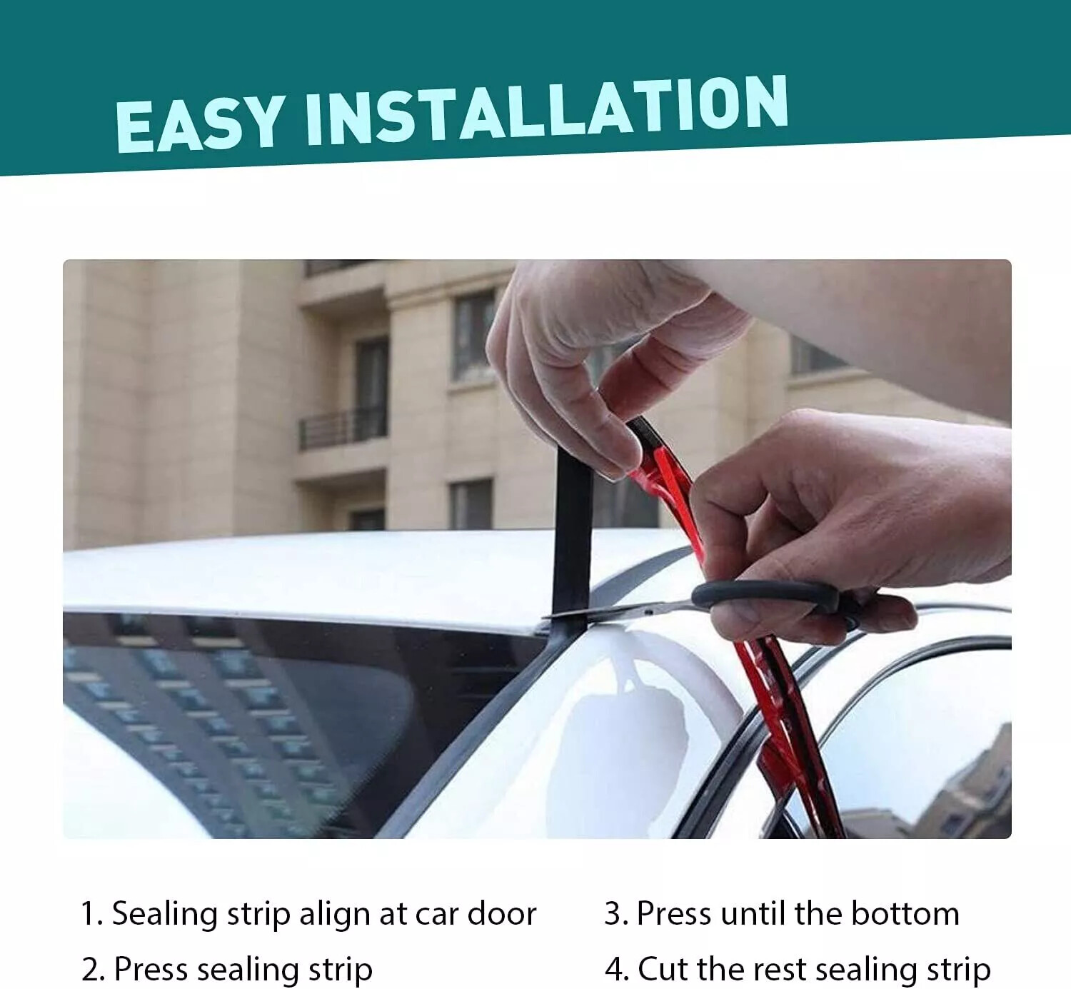 10M Black T-shape Sealing Strip Rubber Seal Car Edge Trim Bumper Lip Side Skirt