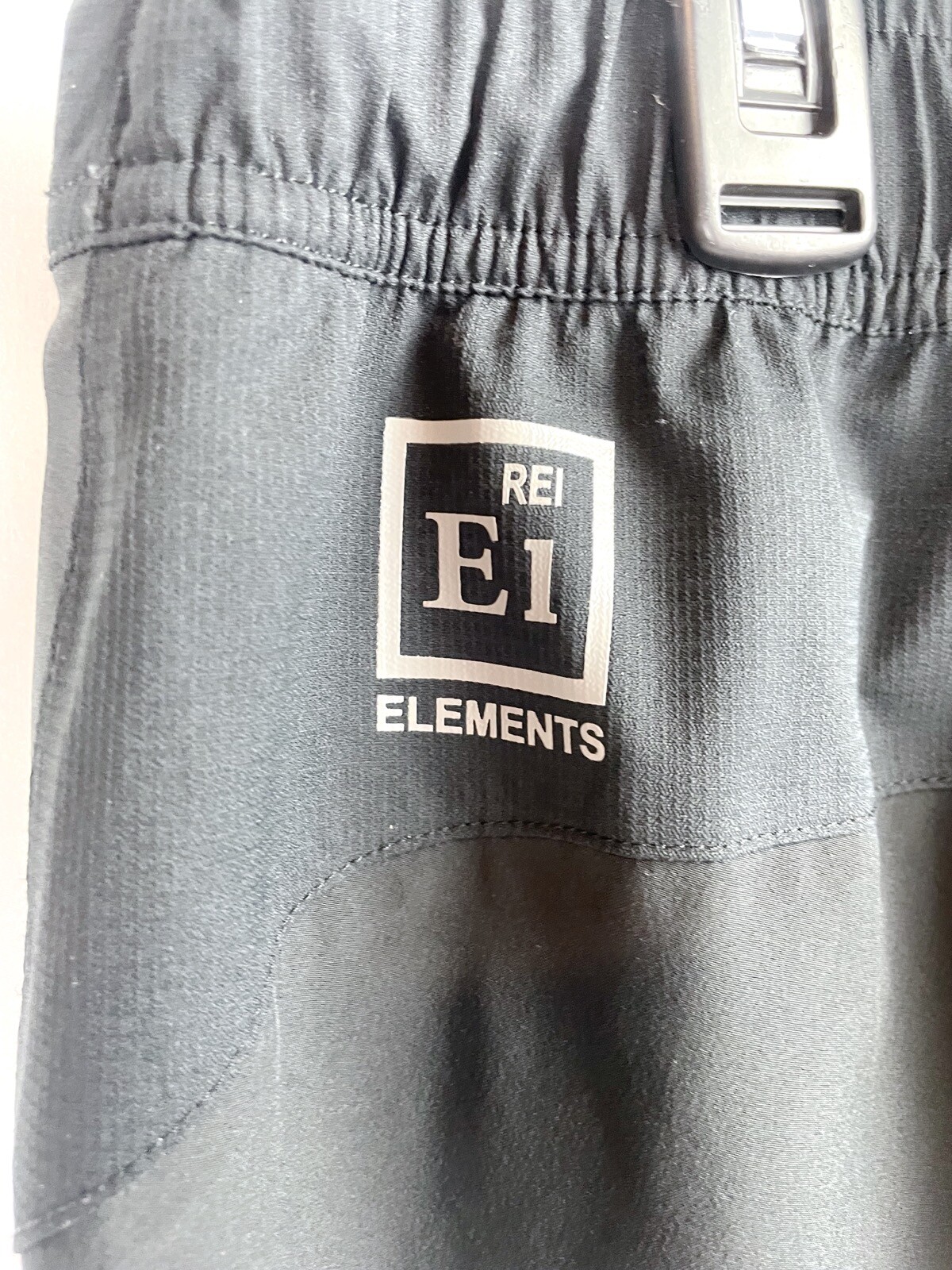 REI Elements Women MEDIUM Black Waterproof Rain Pants Drawstring Zip Ankles eBay