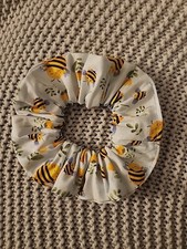 Handmade Hair Scrunchie Bee theme