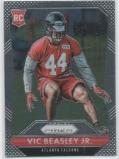 2015 Panini Prizm Football #299 Vic Beasley Jr. ATLANTA FALCONS Rookie Card 38. rookie card picture