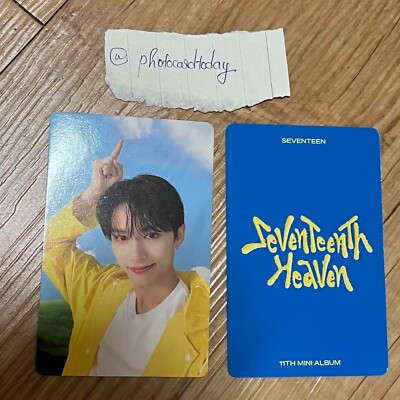 SEVENTEEN 11TH MINI ALBUM HEAVEN CARAT VER OFFICIAL PHOTOCARD | eBay