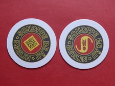 SCHOPPE Br�u-BERLIN beer mat NEW