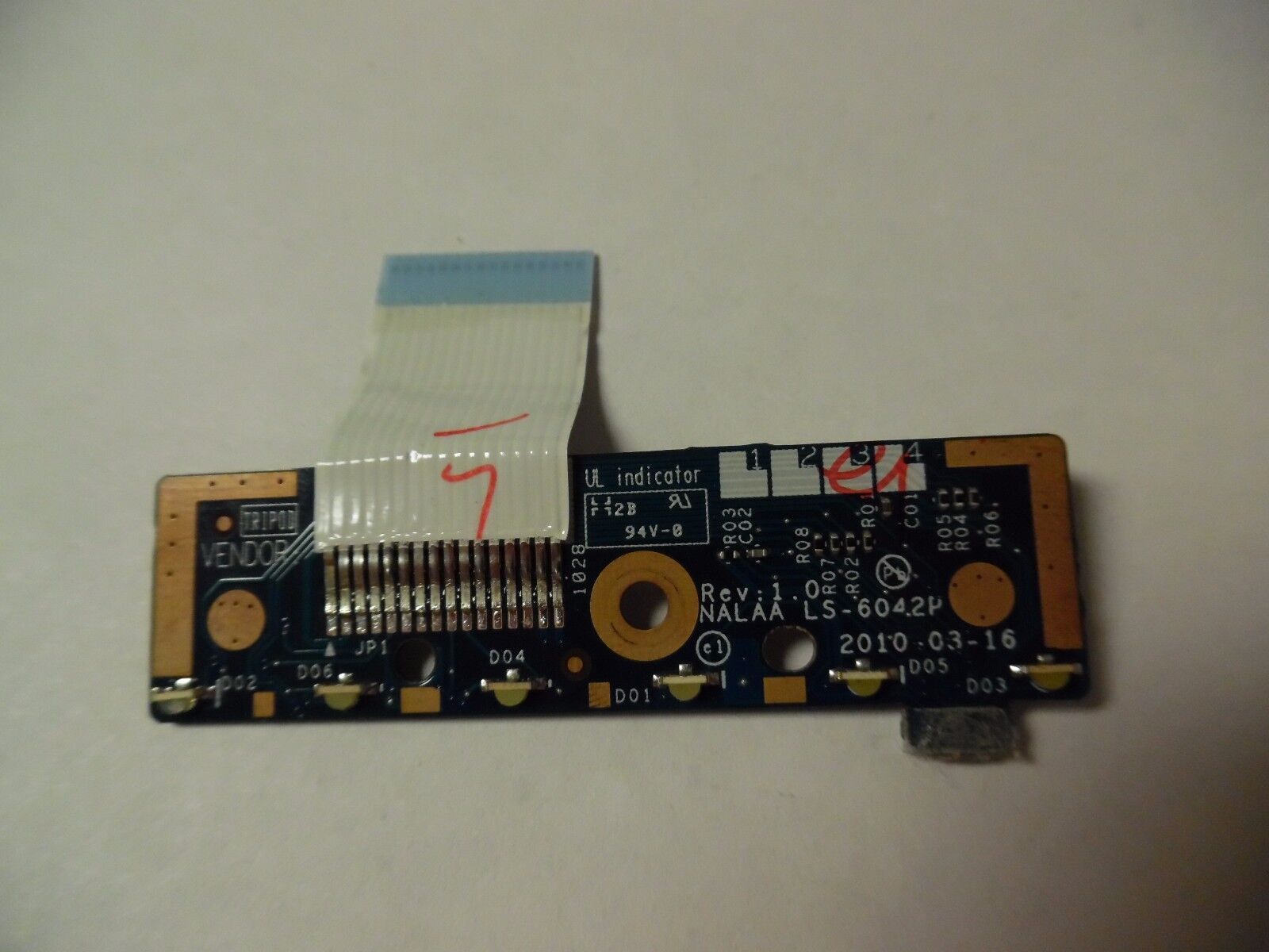 TOSHIBA Satellite L675D L675 Touchpad Mouse Button Board w/Cable LS