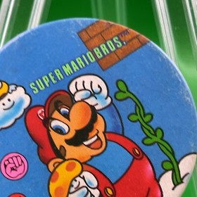 Mario Super Mushroom Menko Super Bros Famicom Card Nintendo 1985 NES Japanese