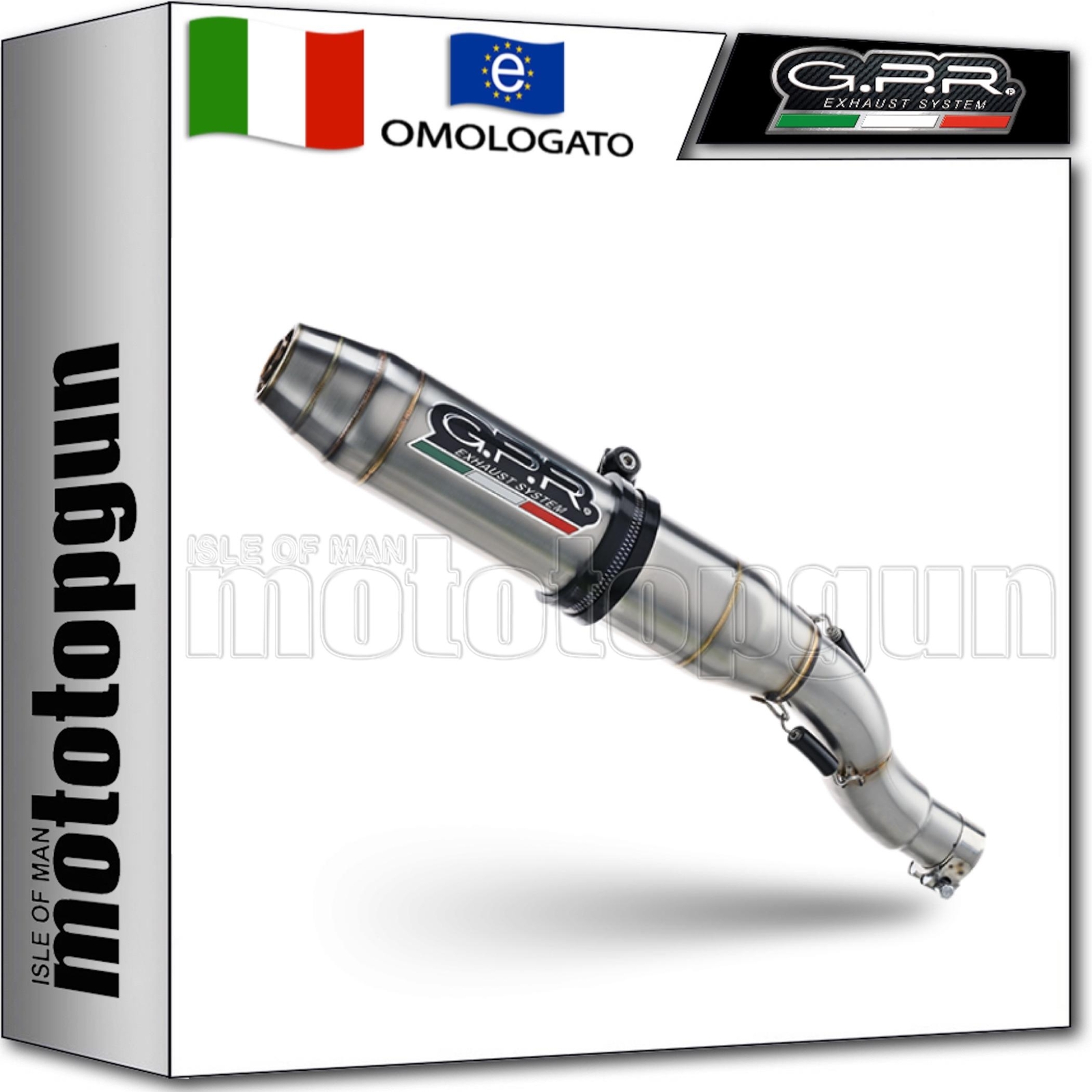 scarico omologato acciaio gpr deeptone per beta rr 125 enduro lc 4t 2014 14