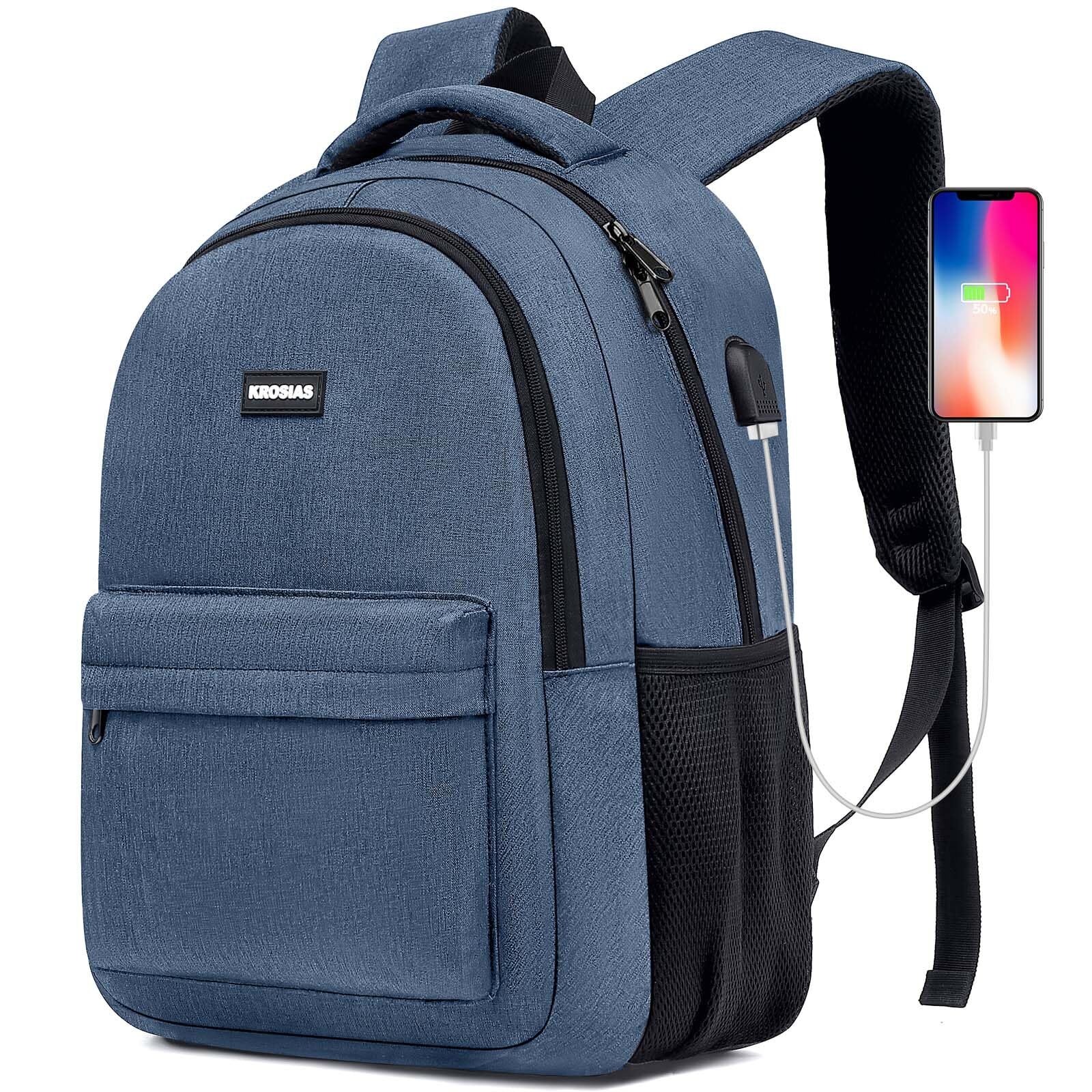 School Backpack for Teen Boys, Backpack for Men and Women 15.6 inch Laptop Ba...
