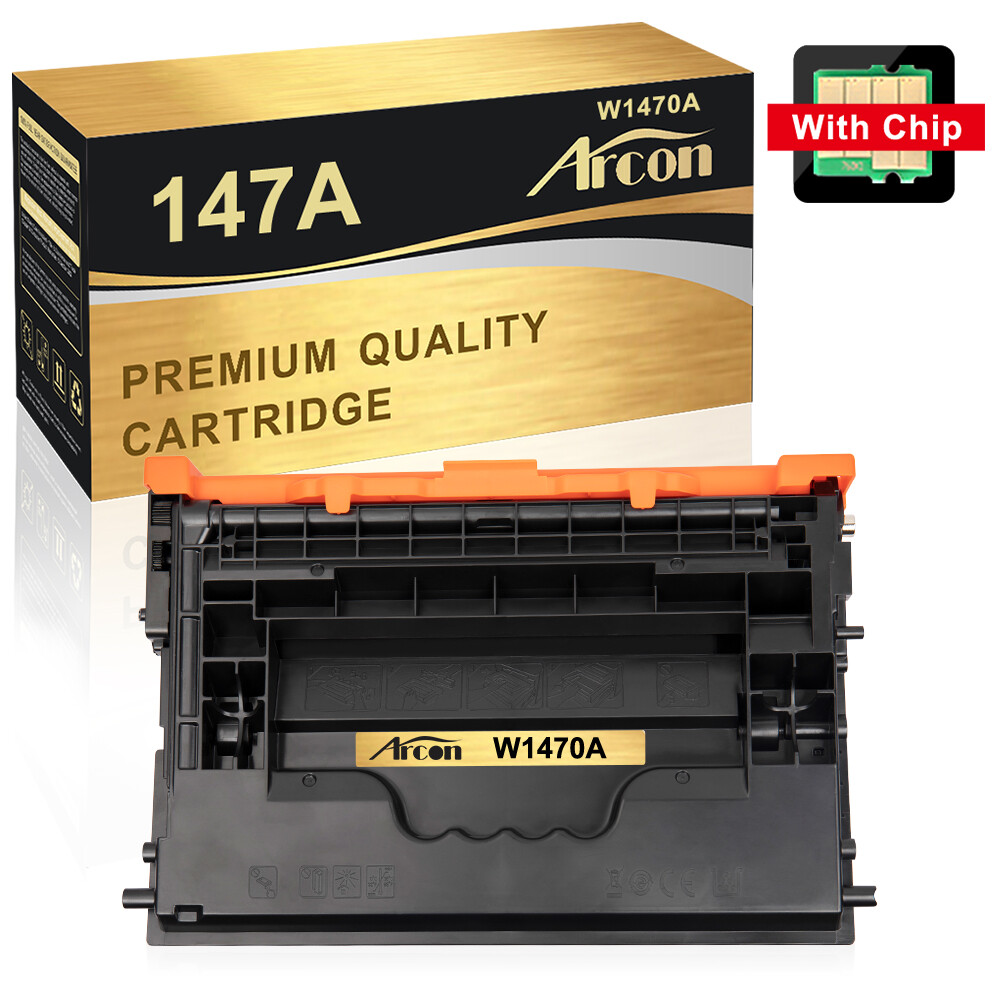 1PK W1470A 147A Toner Cartridge With NEW CHIP for HP LaserJet M610n M611x M612dn