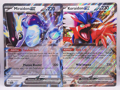  Pokemon Jumbo Card - Koraidon EX - Scarlet & Violet - Oversize  Holo Foil : Toys & Games