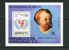 J701 Honduras 1980 I.Y.C. Feuille MNH