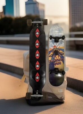 Vintage Channel One  31  x 7.5  & Panda Diplomacy Skateboard Decks 42'' X 8'' SALE