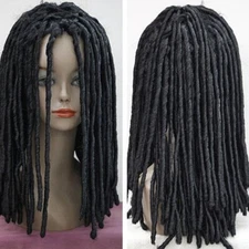 Cosplay Rasta Style Wig Roll Curls Hair African Dreadlocks Long Hair Accessory
