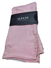 Alfani Pocket Square Mens 100 SILK- Salmon