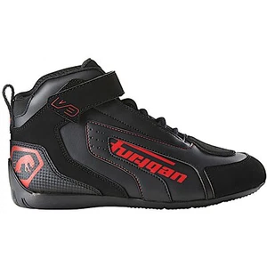 Furygan V3 Motorcycle Boots Ce Trainers Ankle Black Red