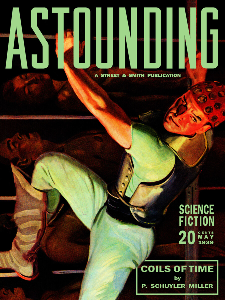Pulp Cover Poster - Astounding Science Fiction V23, No 3