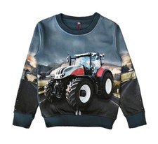 S&C Jungen Sweatshirt Traktor Trecker Fotodru...