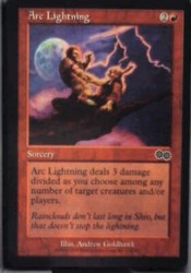 Arc Lightning - Urza's Saga #174 Common