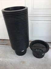 38 Pack HydroFarm 10" Wide Lip Mesh Bucket Lid Basket NEW!!!