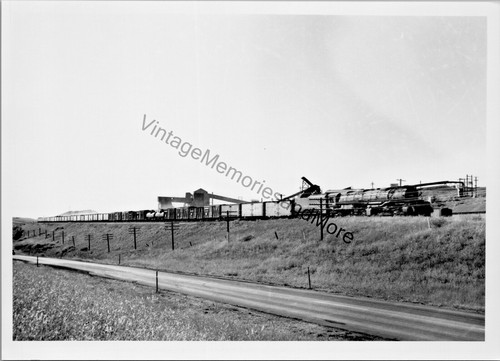 Vintage Union Pacific Railroad 4002 Steam Locomotive 5" X 7" Real Photo T2-493