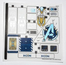 LEGO 76192 Avengers Endgame Final Battle -- NEW STICKER SHEET ONLY -- MCU decals