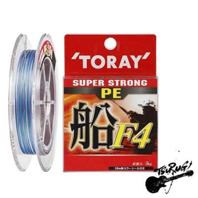 Toray PE Line Super Strong PE Ship F4  656.2 ft (200 m)  No. 0.8  8.8 lbs (4 kg)