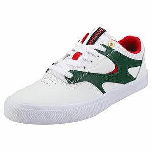 DC Shoes Kalis Vulc Mens White Red 