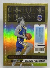 2023-24 NBA Hoops Brandin Podziemski Arriving Now #15 Holo Golden State Warriors