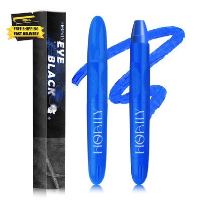 Eye Black Stick, Blue Eyeblack Sporting Face Paint for Softball Baseball Footbal