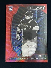 2022 Panini Chronicles Titan Ruby Wave #13 Jake Burger RC Serial #'d 103/199