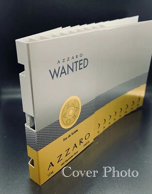 Azzaro WANTED Eau De Toilette Spray 1.2 ML / 0.04 OZ LOT SAMPLE DEALS