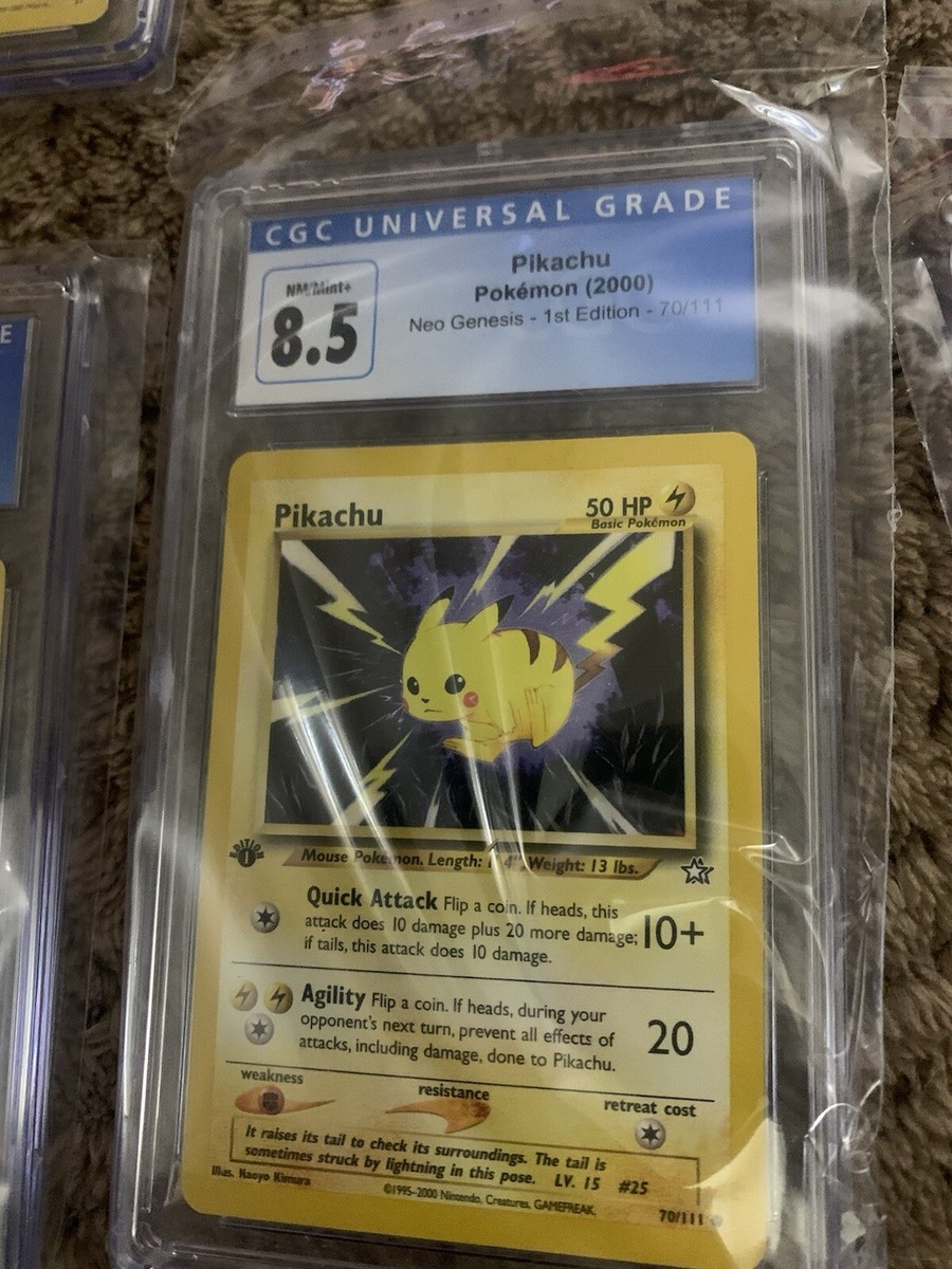 Pikachu 70/111 Neo Genesis Regular for sale online | eBay