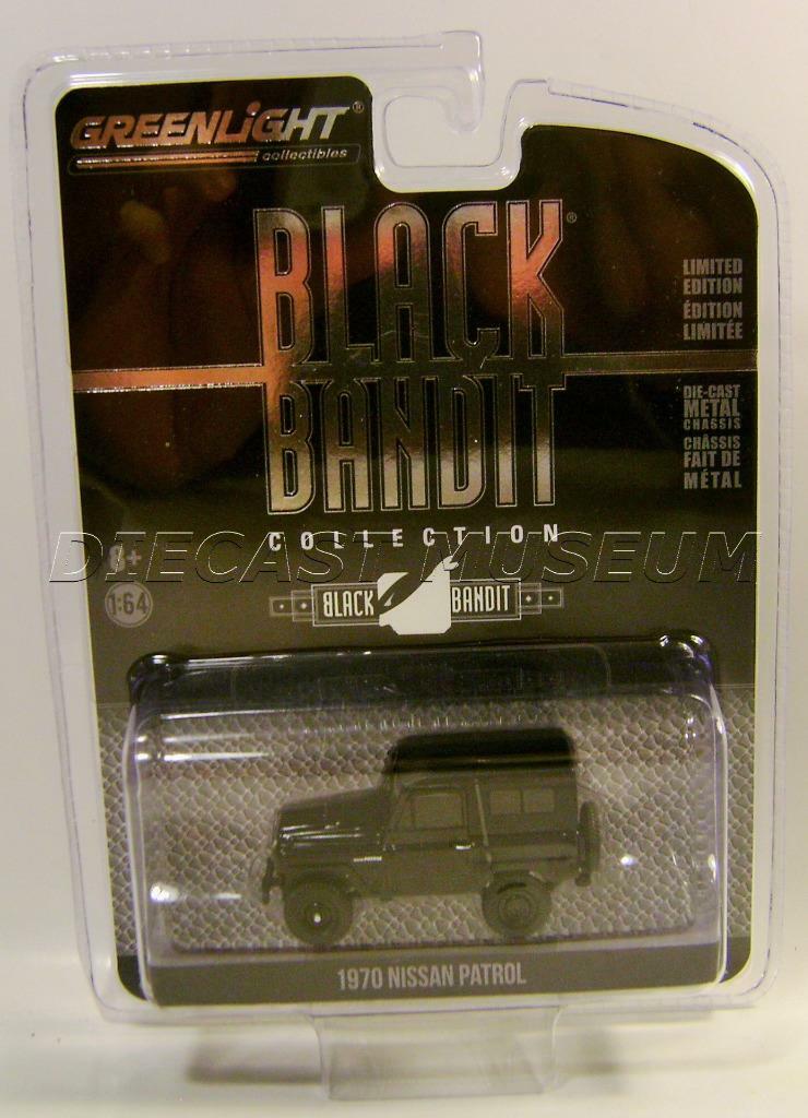 1970 '70 NISSAN PATROL BLACK BANDIT R25 GREENLIGHT GL DIECAST 2021
