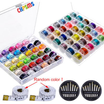 72Stück Color Prewound Bobbin Thread Class15 (SA156) Mit BOX FÜR DIY