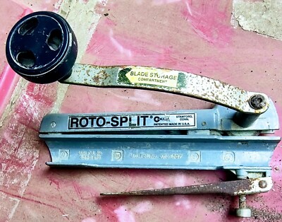 Vintage Seatek Roto-Split Armored Cable Cutter With Blade Made In USA 